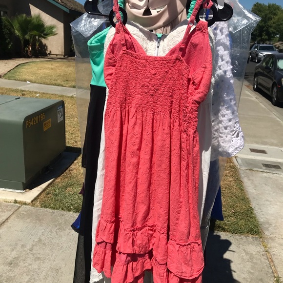 Coral shirt dress - Picture 2 of 2